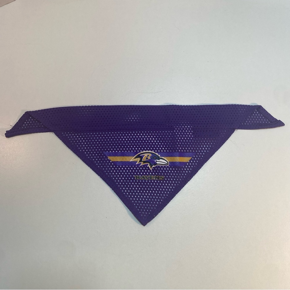 Baltimore‎ Ravens NFL Pet Dog Cat Collar Bandanna Small Purple Hunter